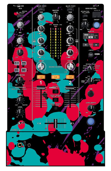 Pioneer DJ DJM 450 Skin Splatfest